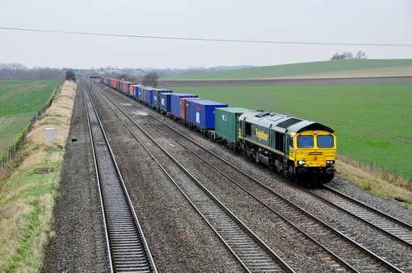 66592 | 4O14 Birch Coppice - Southampton {Freightliner}